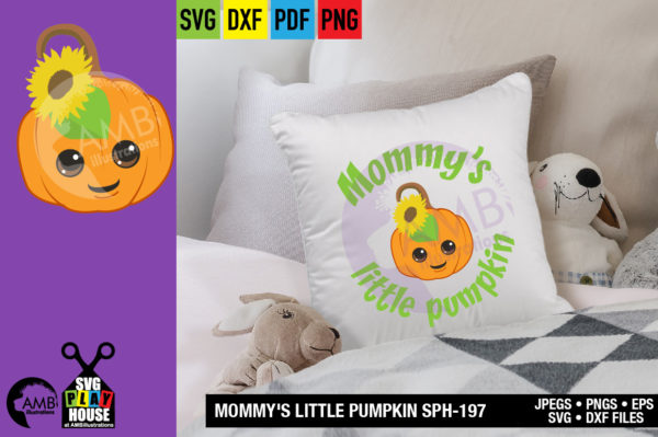 Mommy's Little Pumpkin SVG