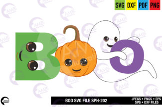 Sweet Halloween Boo SVG