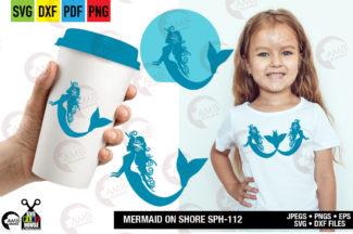 Mermaids on the Shore SVG