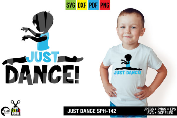 Boy Ballet Dancer SVG