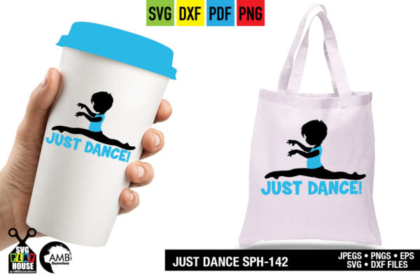 Boy Ballet Dancer SVG