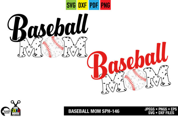 Baseball Mom SVG