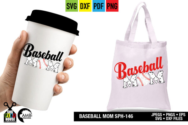 Baseball Mom SVG