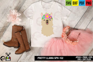 SPHC 152 PRETTY LLAMA SVG PREVIEWS 03