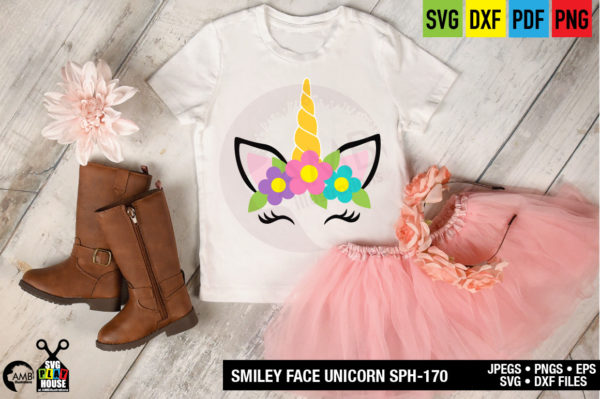 SPHC 170 SMILEY UNICORN FACE PREVIEW 05