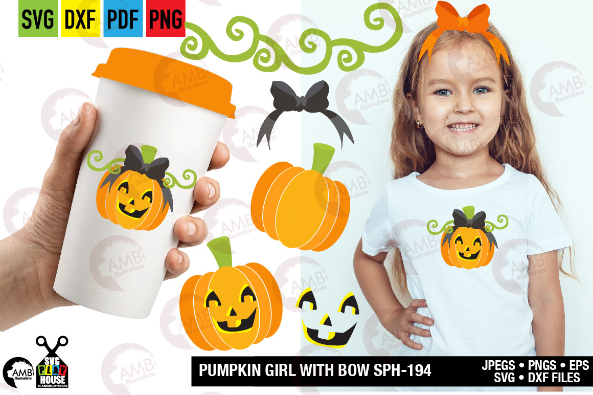 Cut Files Cricut svg png dxf Halloween Pumpkin SVG Bundle Cute