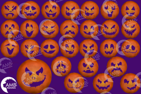 AMB 2651 HAUNTED MOON CLIPART PREVIEW 04