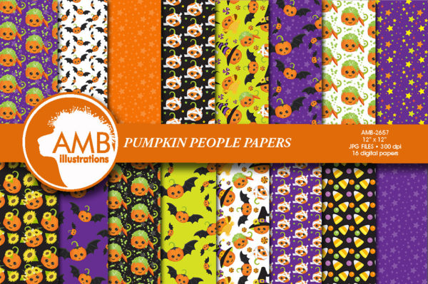 Halloween Pumpkin People patterns