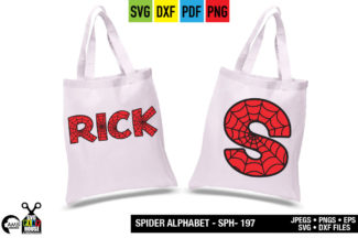 Superhero Spider Web Letters