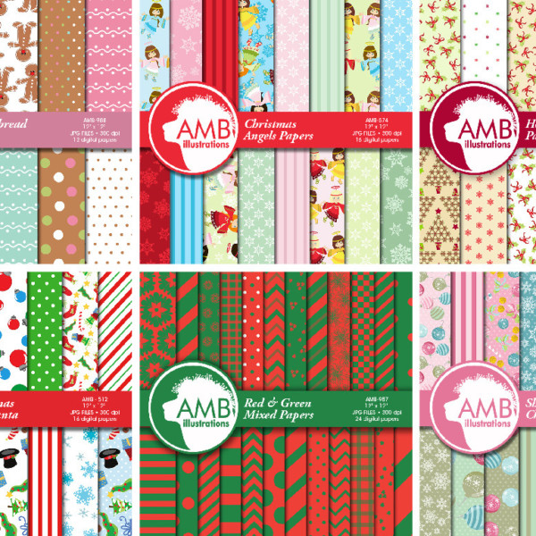 Download Christmas Mega Bundle 1 | AMBillustrations.com