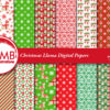Christmas Llama Papers