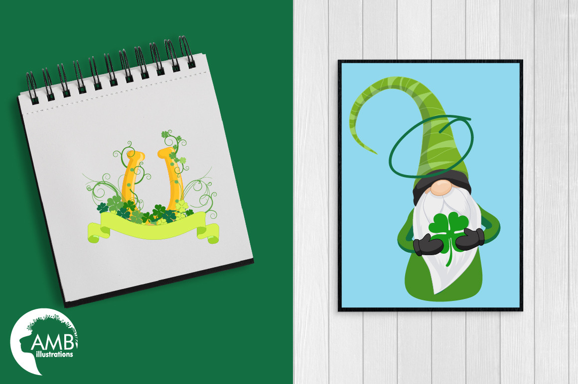 Download St Patricks Day Gnomes | AMBillustrations.com