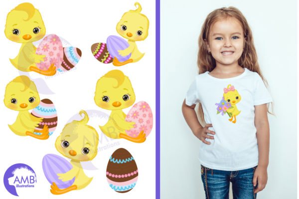 Easter Chicks Clipart Part 2