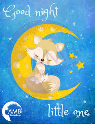Good Night Moon Fox and Baby