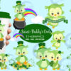St Patrick's Day Owl Clipart