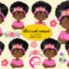 Sassy African American Girls Clipart