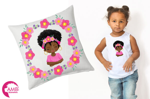 Sassy African American Girls Clipart