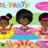 African American Girls Pool Party