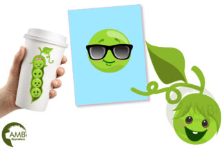 Peas in a Pod diy clipart pack