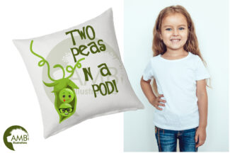 Peas in a Pod diy clipart pack