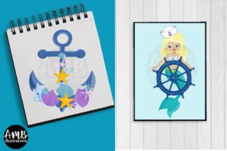 Mermaid Sailor Clipart