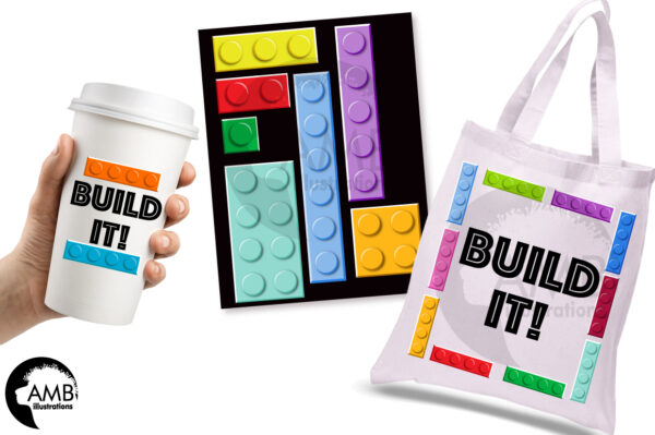 Lego Blocks Clipart Pack