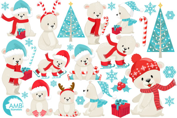 AMB 2815 CHRISTMAS POLAR BEARS PREVIEWS 04 1