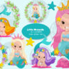 Little Mermaids Clipart