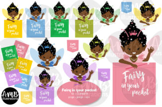 Fairy in your pocket clipart
