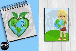 SAVE THE PLANET, EARTH DAY CLIPARTS