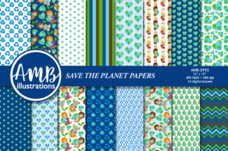 Earth day and save the planet papers
