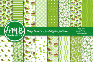 Baby peas in a pod pattern