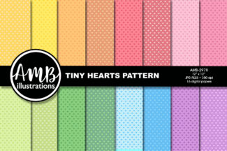 Tiny Hearts Digital Patterns