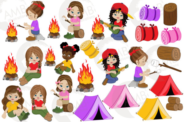 Campfire Girls clipart