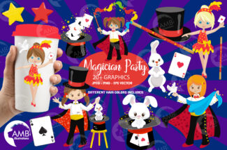 Magician Girl Clipart