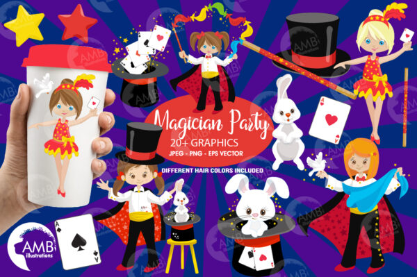 Magician Girl Clipart