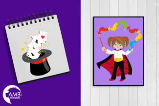 Magician Girl Clipart