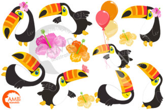 Baby Toucans Clipart