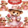 Pink Bears Clipart