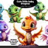 Baby Dragons clipart