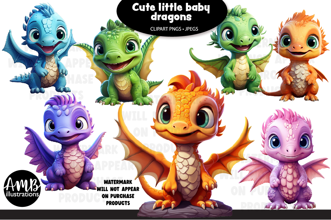 cute baby dragons