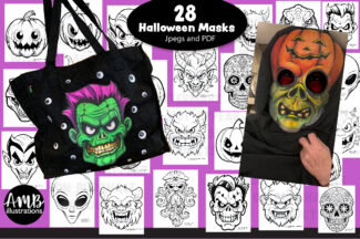 Halloween Monster Masks DIY